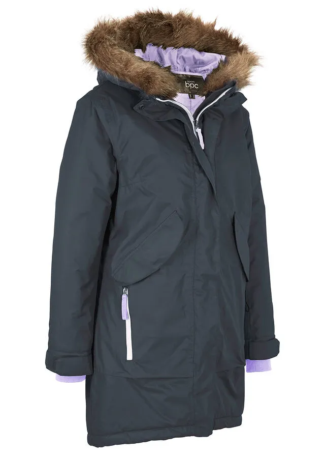 Abrigo funcional impermeable para exteriores Negro