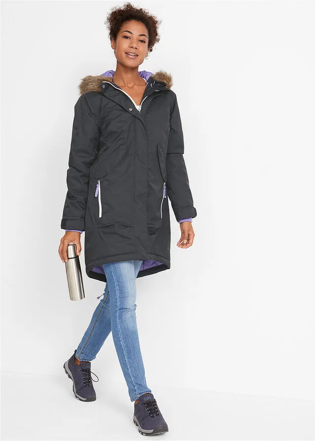Abrigo funcional impermeable para exteriores Negro