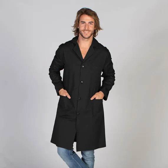 Bata de hombre con mangas largas y abotonadas en varios colores, tejido SARGA UNIFORMES GARY'S 575000