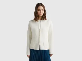 Chaqueta de punto de 100 % algodón