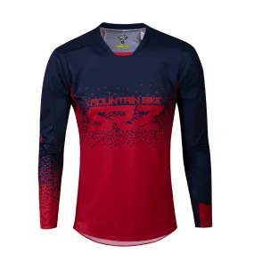 Jersey SUAREZ MTB PIX Manga Larga Hombre Azul/Rojo Talla:M MBD0228100M759