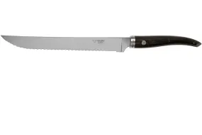 Laguiole en Aubrac Gourmet PGO25EBI cuchillo de pan ébano 25 cm
