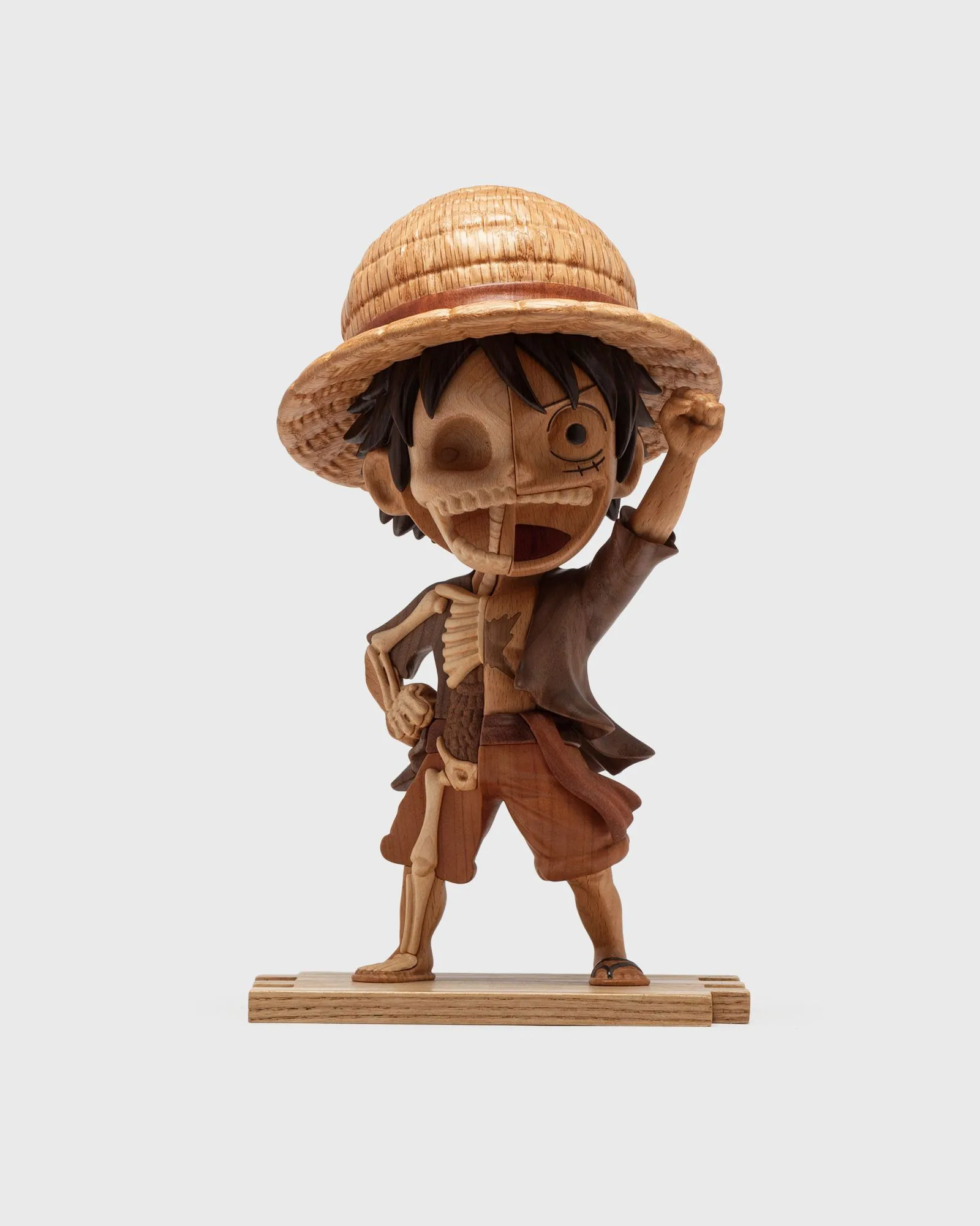 Mighty Jaxx Woodworked Dissected Luffy