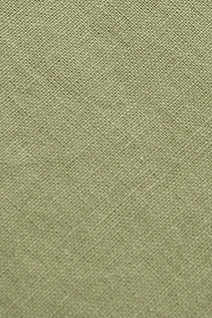 Vestido midi de lino verde con detalle bordado